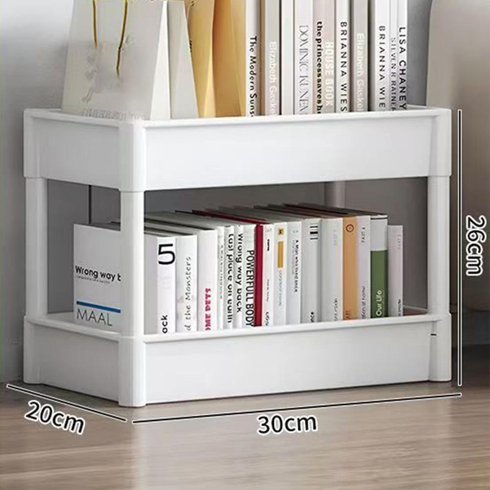 

2/3-layer Detachable Stationery Organizer Handcart Organizers Office Desk Organizing Plastic Boxes Accessories School Supplies