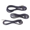 1 Stk. 16A Europäischer Standard Offenes Ende Halbfertiges Kabel 3-polig 0,75/0,5/1,0/1,5/2,5 Kupfer Stromkabel 1,5/1,8M EU-Stecker Stromkabel