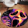 Ghostface (14) Round Office Rug Decorative Floor Rug for Office Bedroom Living Room and Home Space