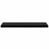 Floating Shelves Set 4 pcs. High Gloss Black 90 x 23.5 x 3.8 cm MDF