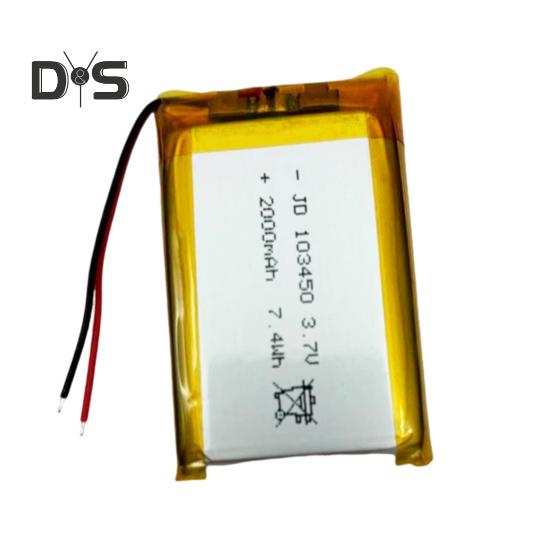 

3.7 В 2000 мАч аккумуляторная батарея высокой емкости универсальная PH 2.0 мм 2pin-штекер камера GPS навигатор аккумулятор запасные части A