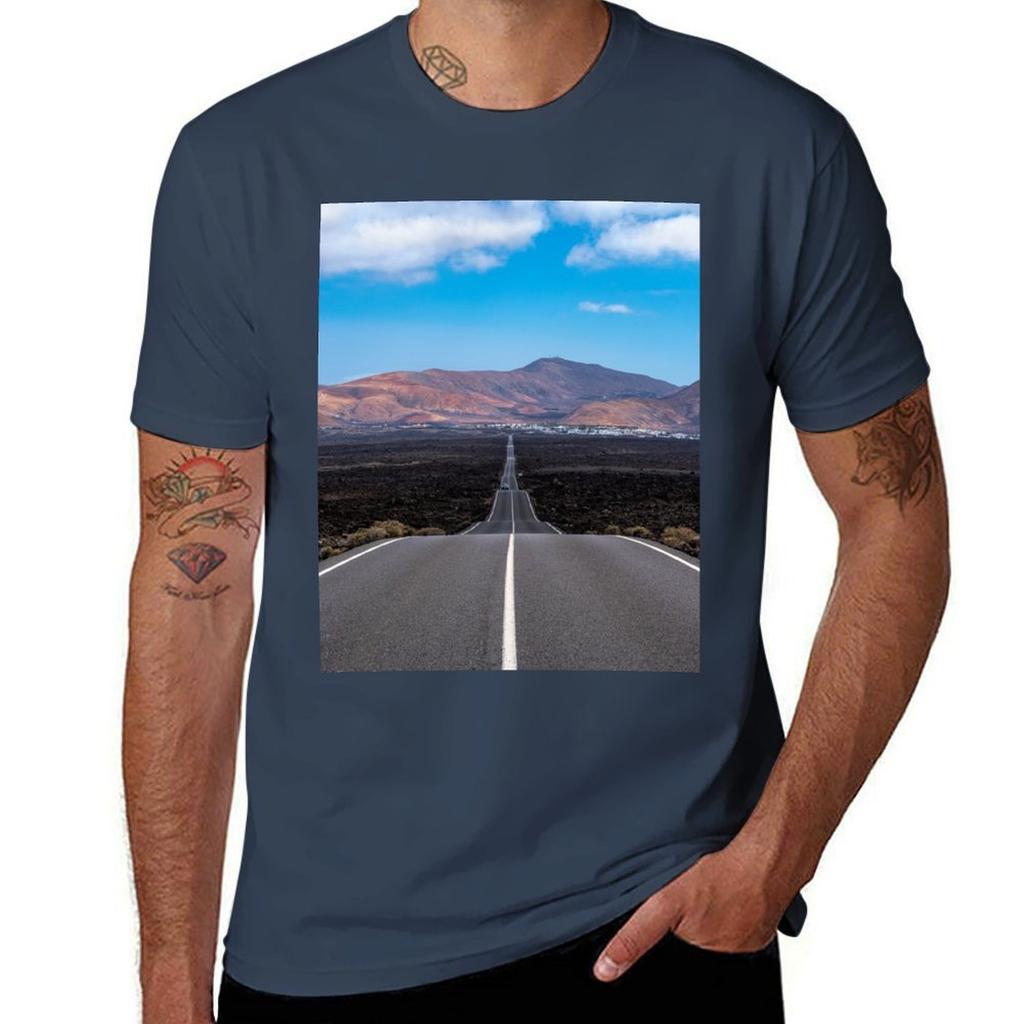 Volcano Road Tshirt Unisex T Shirt Cotton High Quality Unisex T Shirt Luxury Tshirt