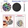 2 Pcs Car Cup Holder Aurora Coasters Set Dust-absorbing Auto Car Cup Holder Soft Rubber for Women