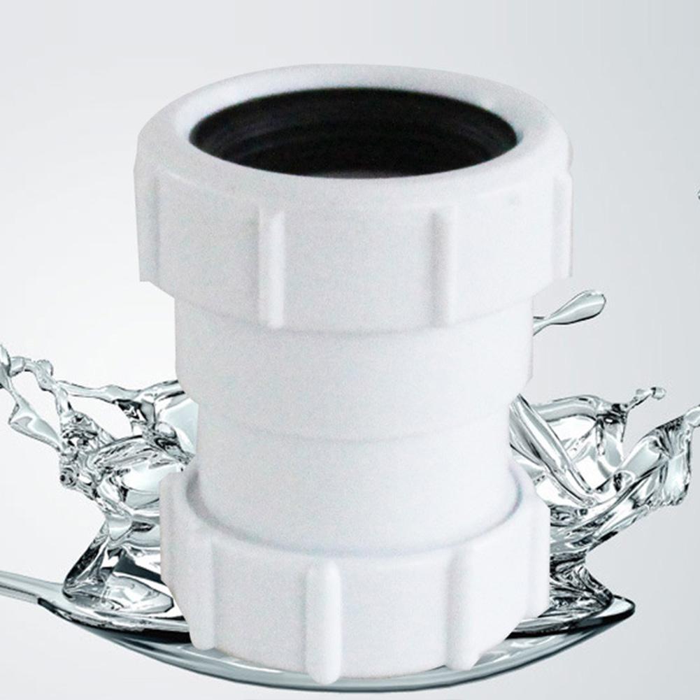 Pijpverlengingsconnector 40 mm Vrouwelijk naar 32 mm Vrouwelijk Verkleinstuk Rechte Pijp voor Gebruik met Keuken-, Badkamer- en Doucheafvoeren