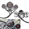 Motorcycle Instrument Digital Tachometer Speedometer Odometer Meter Motorbike Voltmeter Fuel Gauge Kit Fits for Universal
