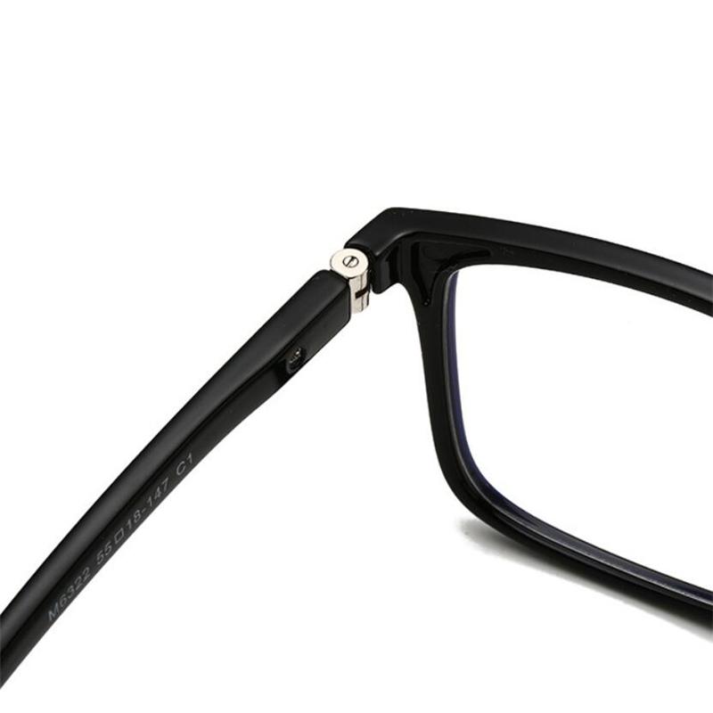 Big Frame Square Myopia Eyewear Female Male Stylish Anti-blue Light TR90 Okulary Korekcyjne 0 -0.5 -0.75 -1.0 Up To -6.0