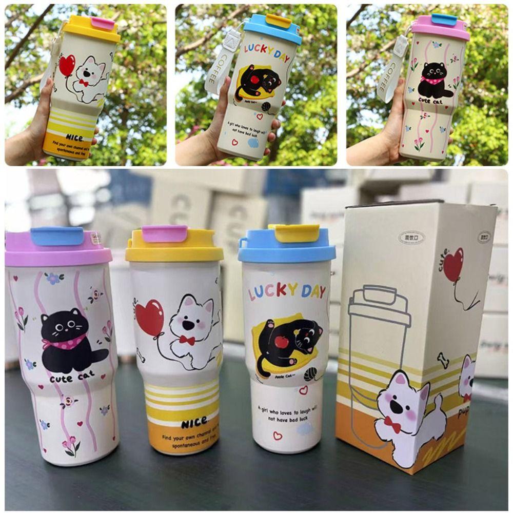 

316 Stainless Steel Vacuum Cup 600ML Tumbler Durable Tea Cup Boys and Girls B