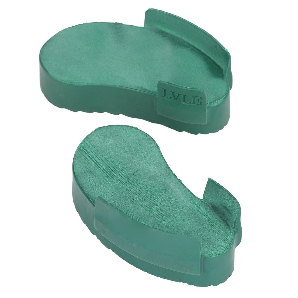2Pcs Cow Hoof Pads Rubber Green Cattle Hoof Trimming Accessories with Adhesive for Pasture