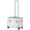 18-Inch Men's Aluminum-Magnesium Alloy Camera Carry-On Suitcase