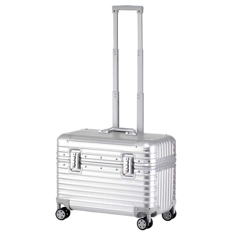 18-Inch Men's Aluminum-Magnesium Alloy Camera Carry-On Suitcase