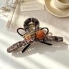 Elegante Schwarze Strass-Haarklammer - Großes High-End-Accessoire