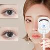 Heated Eyelash Curlers 2 Temperature Controls USB Charging 30 Seconds Heat Plastic Portable Lash Curler for Home White
