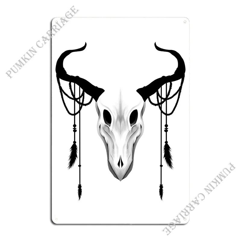 Skinwalker White Metal Sign Plaques Rusty Cave Character Wall Cave Cinema Tin Sign Poster 20x30cm(7.8x11.8inch)