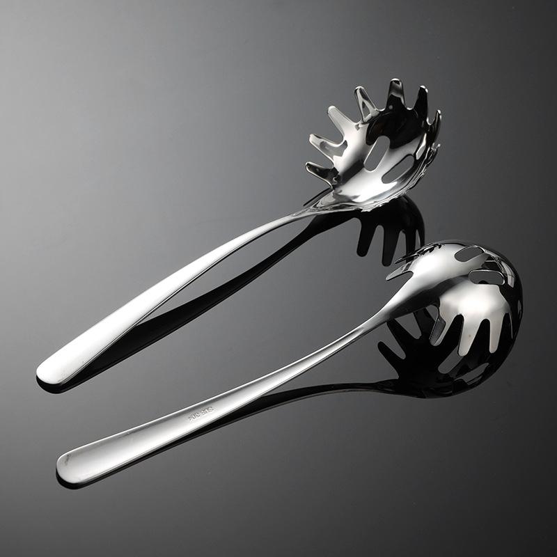 304 Stainless Steel 088 Powder Grill Household Kitchen Gadget Noodle Fishing Spoon Macaroni Fishing Spoon Net Leakage