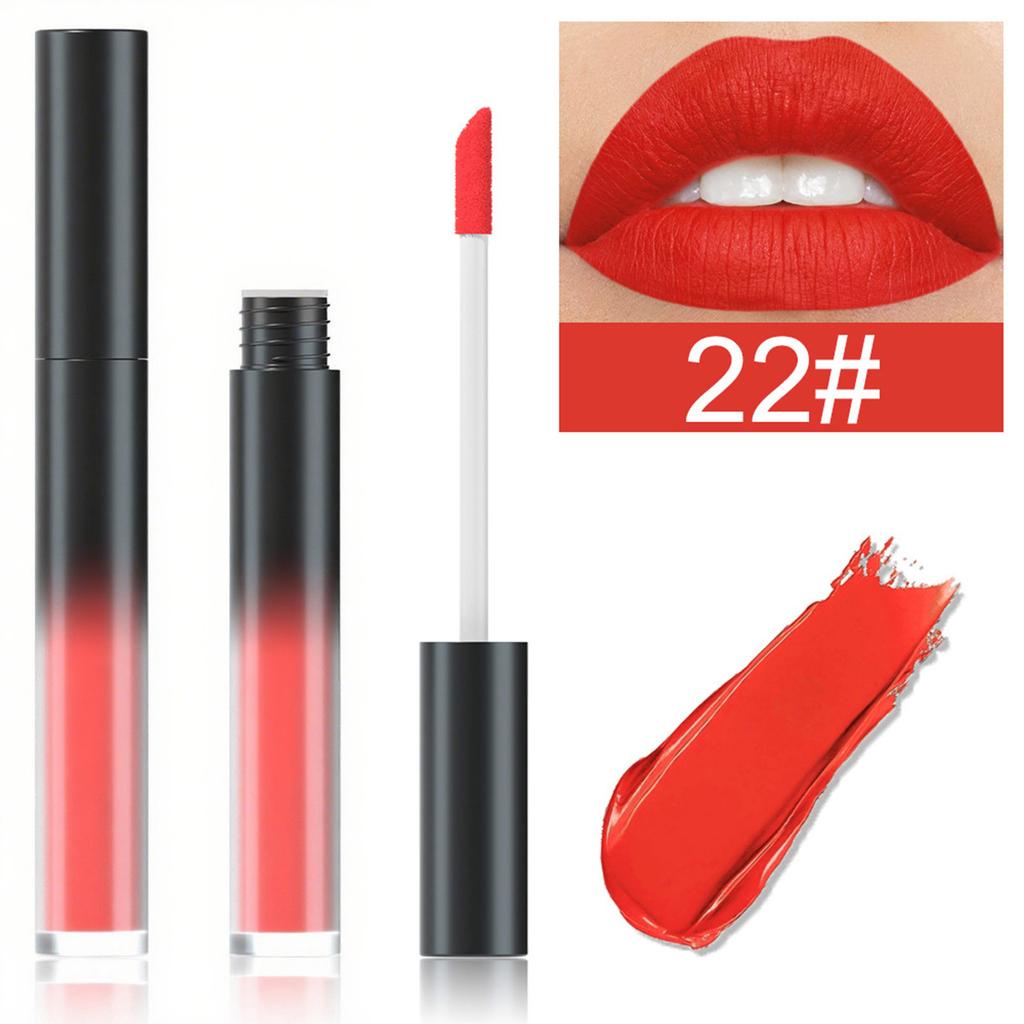 1-delige fluweelmatte lippenstift Rijk gekleurd Lichtgewicht Comfortabel om te dragen Niet-uitdrogende lipgloss Levendige tinten voor dagelijks gebruik of Halloween