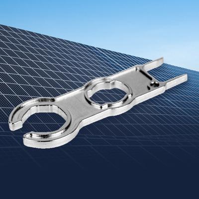 Professioneller Schlüssel-Gabelschlüssel für MC4-Solarsteckverbinder Ergonomischer Griff Präzise Passform Werkzeug für die Außeninstallation