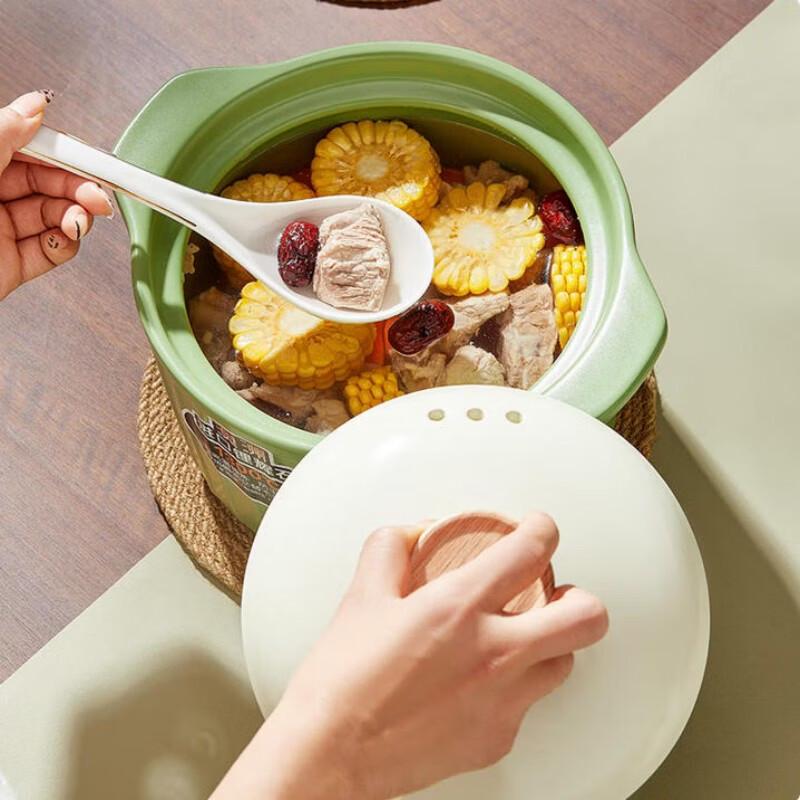 Forest Island Ceramic Stew Pot