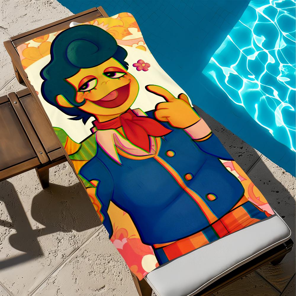 Popular Horror Game W-welcome Home Towel Beach Quick Dry Soft W-wally Pool Towels Gift for Travel Gym Shower Camping sports