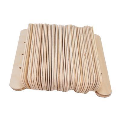 50 Stück Kerzendocht-Halter Birke Einfache Anwendung Wiederverwendbar Holz Wachskernhalter zur Kerzenherstellung 150x20mm