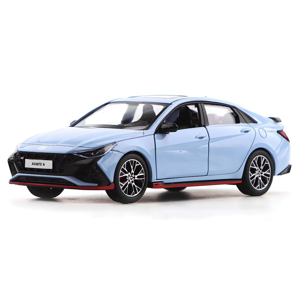 Hyundai Motor Avante N Diecast Modellauto Serie 2 - Blau (1 Stück)