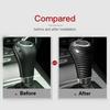 Black ABS Carbon Fiber Car Gear Shift Cover Decoration For Benz C E 07 08 09 10