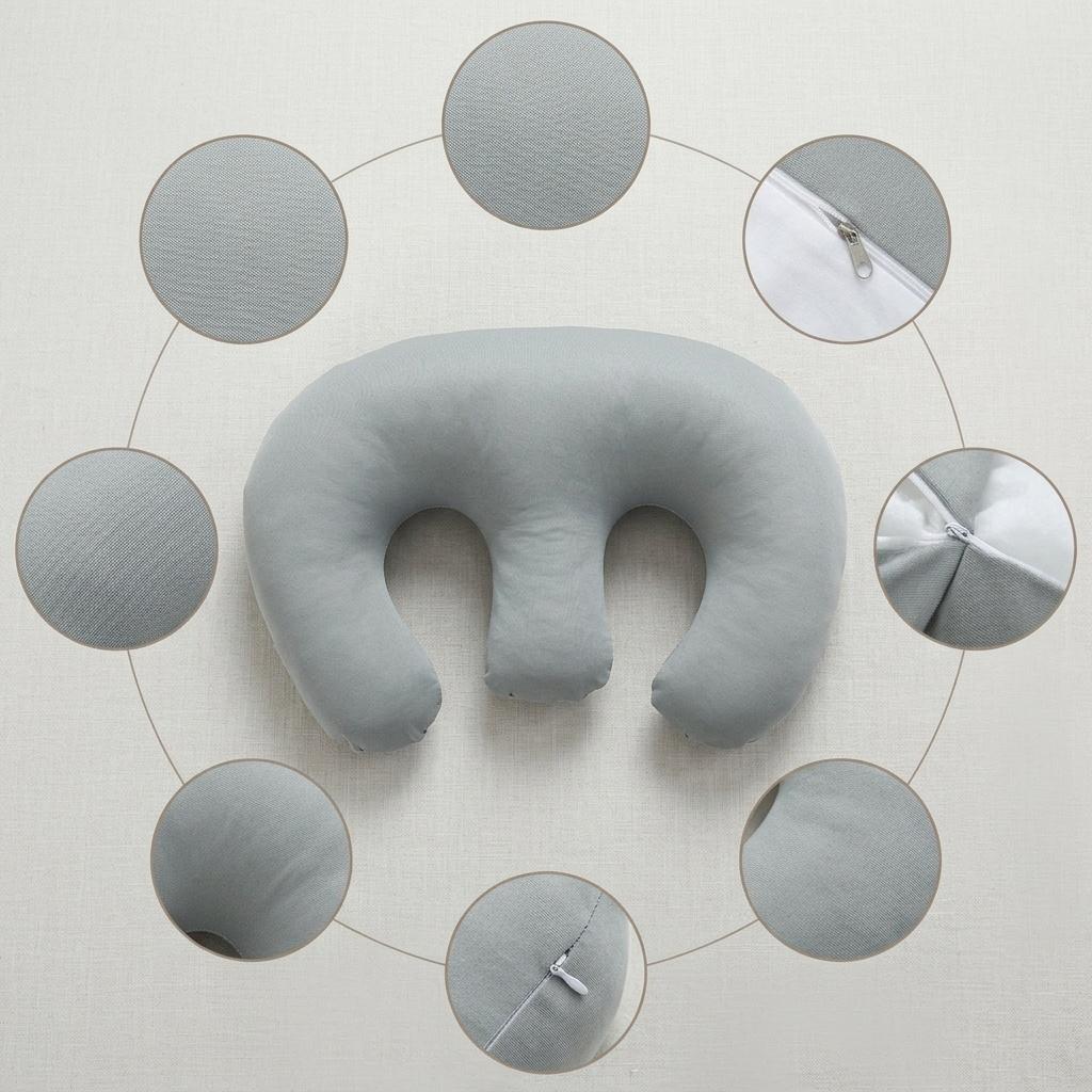 U-Shaped Latex Massage Pillow for Beauty Salon Beds, Face Cradle Cushion with