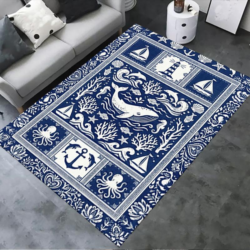 2025 New Ocean Carpet Rug for Living Room Bedroom Home Sofa Decoration,Kids play Non-slip Floor Mat102