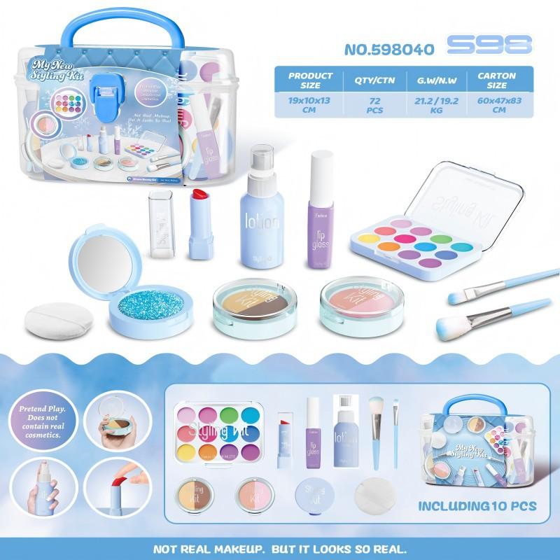 Children'S Cosmetics Simulation Girl Makeup Set Cannot Be Smeared Gift Box Children'S Play House Toys
