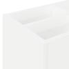Umbrella Stand White 65 x 24 x 50 cm Engineered Wood