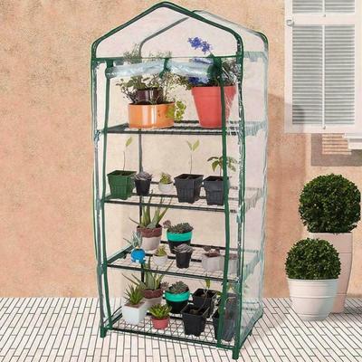 2/3/4/5 Tier Greenhouse Cover Outdoor Sunroom Practical Plant Room