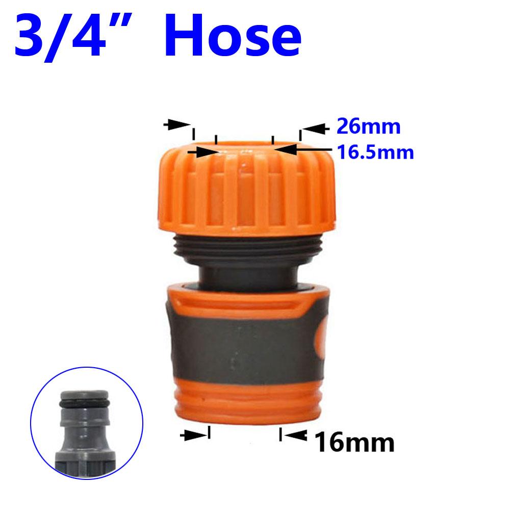 Garden Hose Fittings 1/2 3/4 1 Inch Quick Connector Water Waterstop Connector Car Wash Water Gun Adapter 1pcs