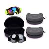Skiing Eyewear Case Ski Goggles Storage Sleeve with Firm Zipper Closure for Winter Sports Skiing Goggles Protections