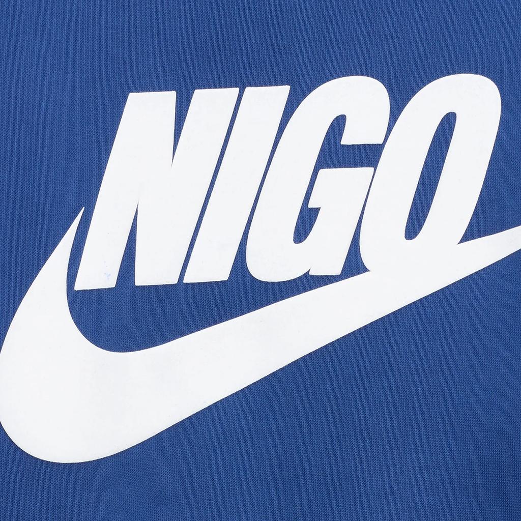 Nike X Nigo NRG Fleece Crew Sweatshirt Navy Unisex Tops Blue FV5941-492