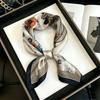 100% Mulberry Silk Scarf 70x70cm Square Neck Wrap Outdoor Air Conditioner Shawl Fashion Headscarf
