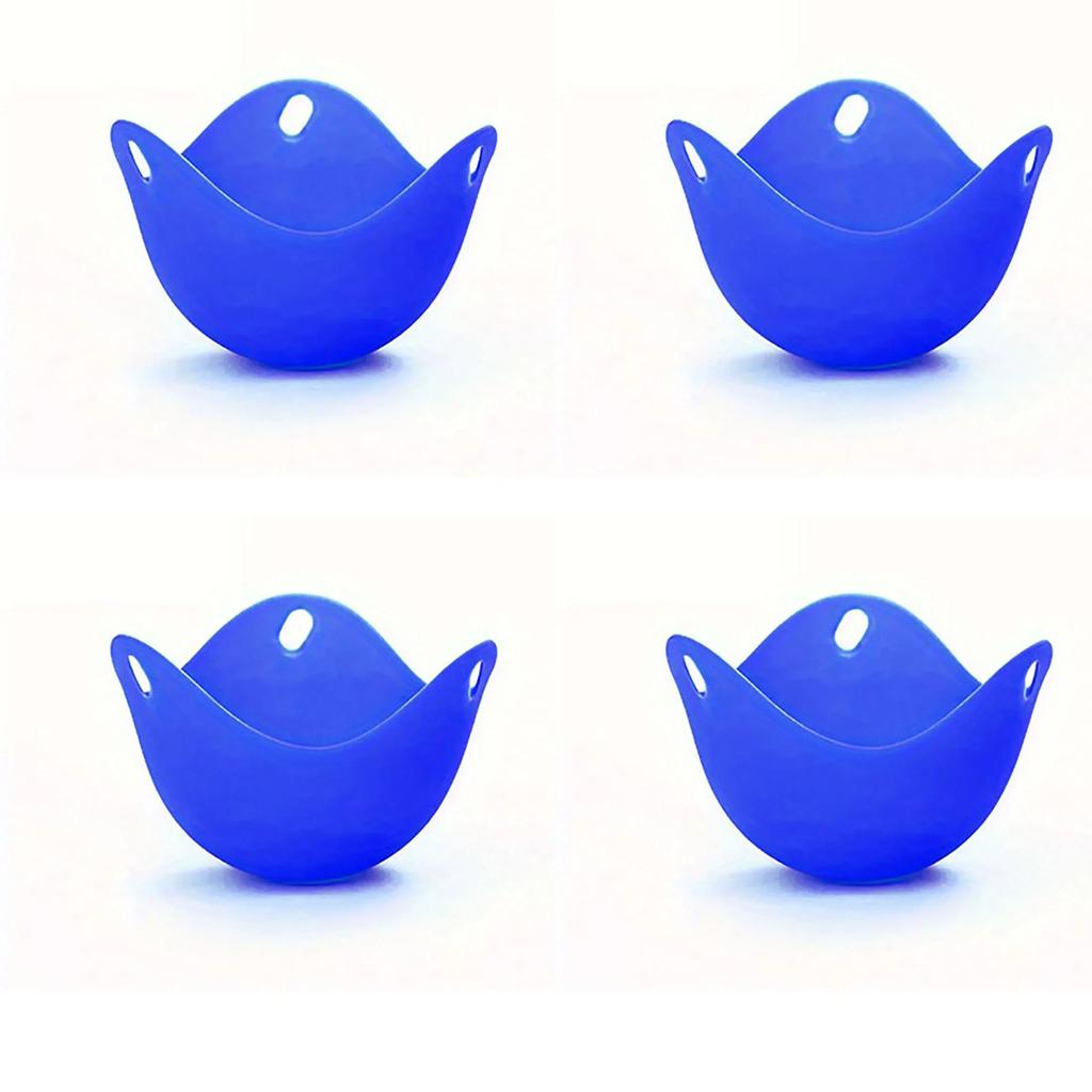 4pcs Silicone Egg Poachers Cups Egg Boiler Mold Cup for Microwave Air Fryer Stovetop Eggs Steaming Egg Maker Kitchen Gadgets