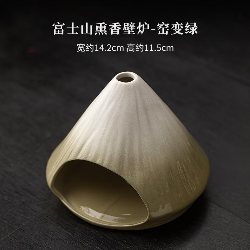 Handmade Ceramic Incense Chimney Cone Incense Burner Mini Palo Santo Fireplace Boho Home Fragrance Minimalist Home Decor