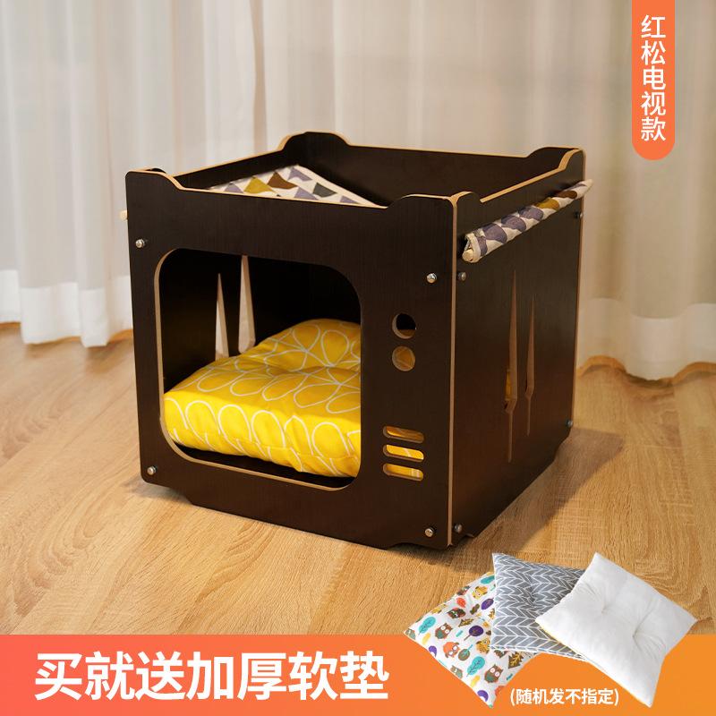 Cat litter Four Seasons Stackable Cat Bed House Furniture House Pet Supplies Cat Hammock