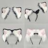 Electric Cats Foxes Ears Hairhoop Headwear Movable Animal Ears Headbands Halloween Christmas Cosplay Costume Accessory
