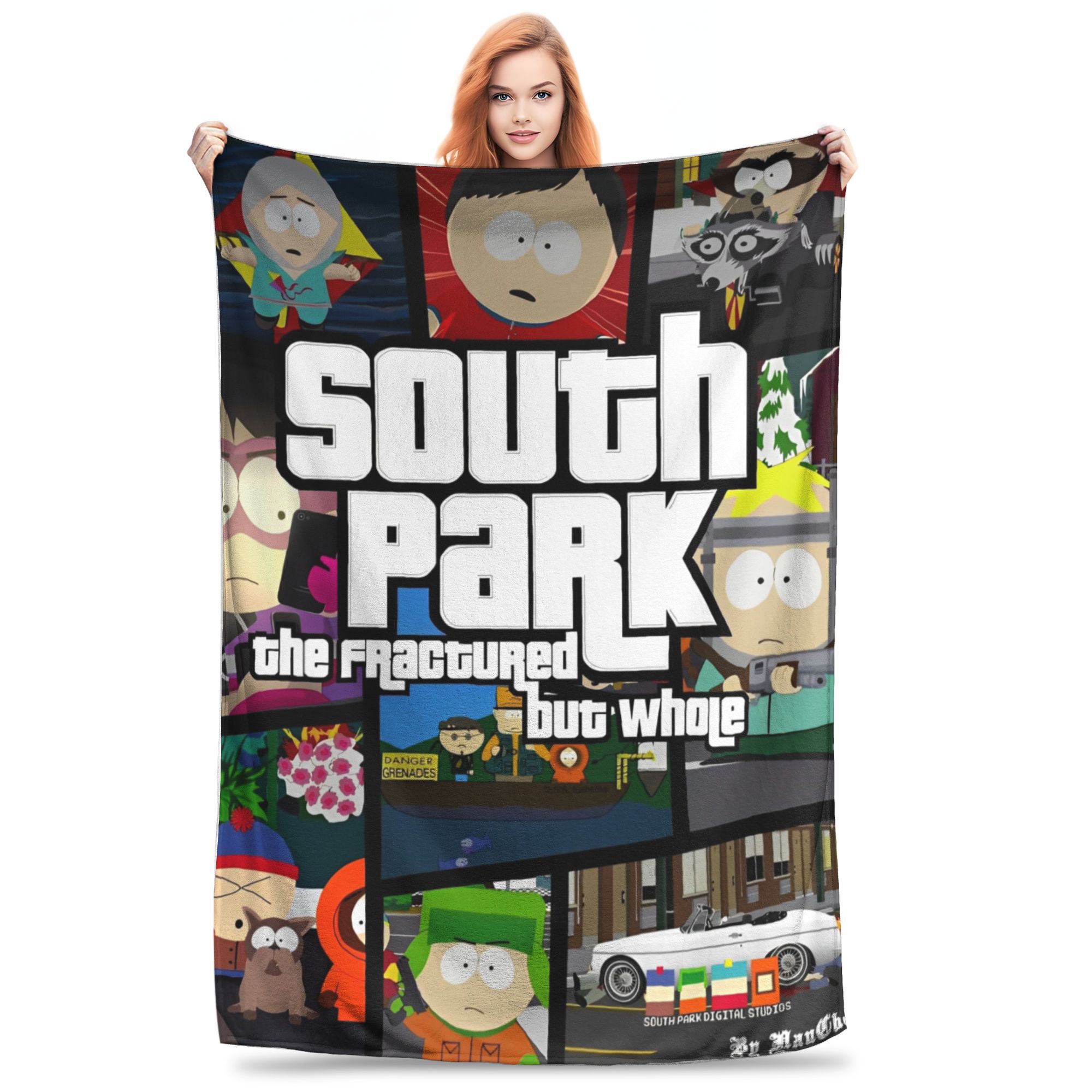 

Super Soft Souths Parked Throw Blanket Premium Flannel Fleece Lightweight Bed Blanket Fuzzy Plush Blankets All Season Use 100cmx150cm