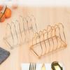 Metal Iron Kitchen Dish Plate Chopping Board Organizer Drainer Shelf for Home Kitchen Cooking Countertop Rack