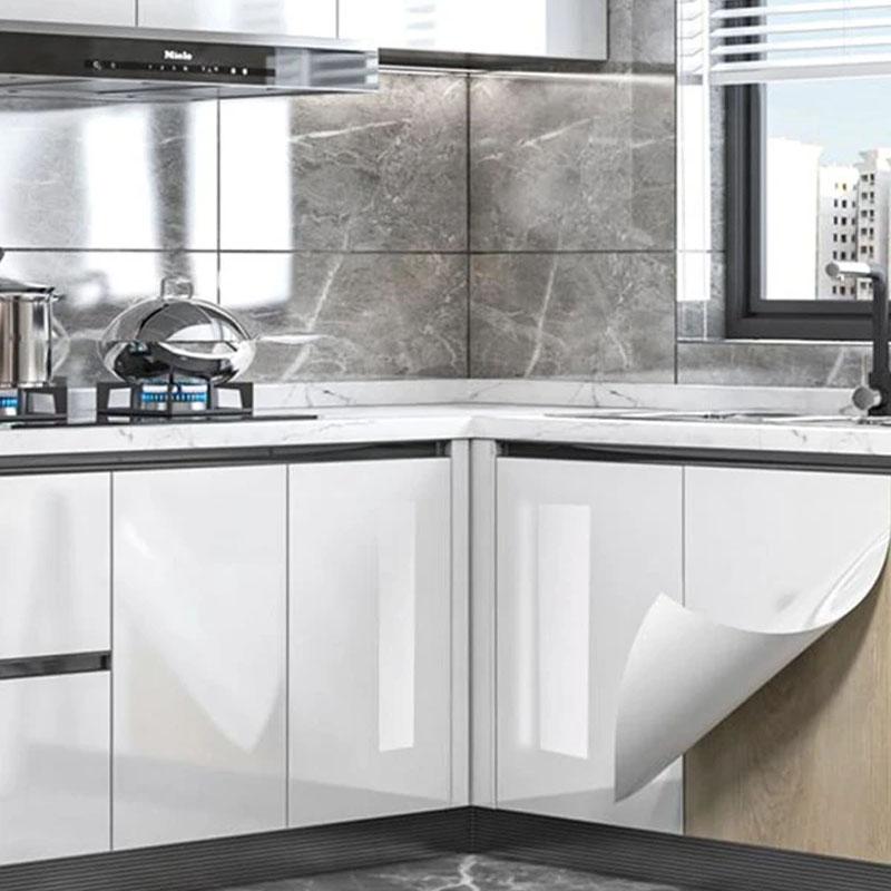 Oil Proof Wallpaper Sticker 40cm Waterproof Adhesive Wallpaper High Temperature Resistance Waterproof Wall Stickers Self Home