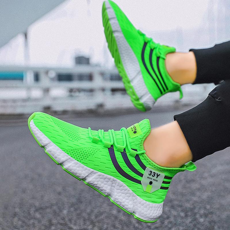 Men Casual Sports Shoes Breathable Lightweight Sneakers Outdoor Comfortable Tennis Running Shoes Male Vulcanized Shoes