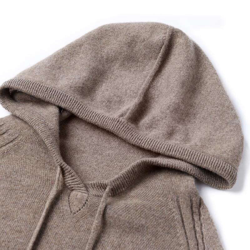 Tianshan 100% Cashmere Hooded Sweater