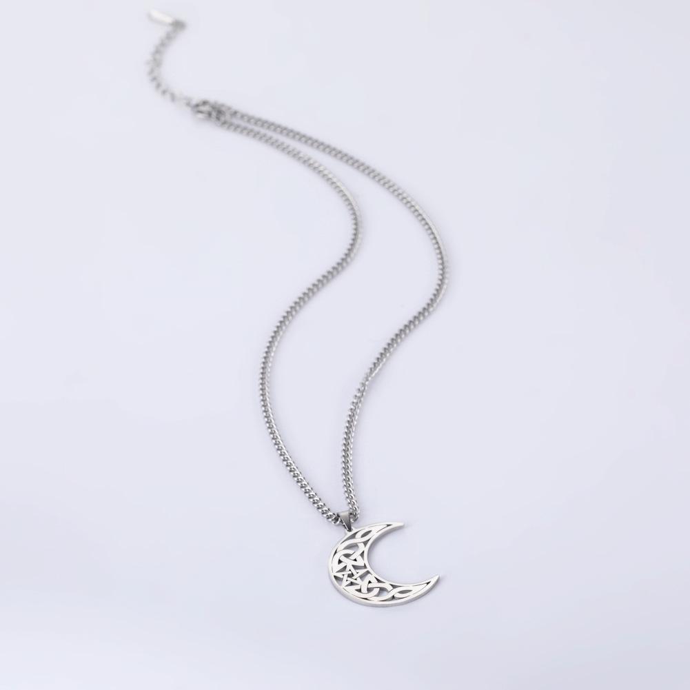 

Подвеска «Тройная луна» для ожерелья «Кельтский узел», подвески-шармы, ведьма, аксессуары для ювелирных изделий из нержавеющей стали