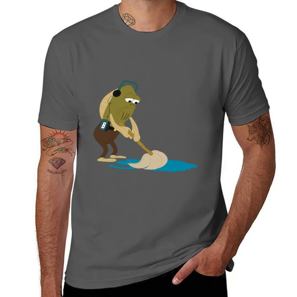 Cleaning Fish Tshirt T Shirts For Unisex Slim Fit Tshirt