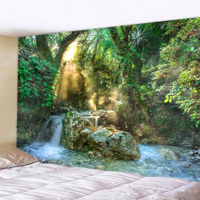 Forest Bedroom Printed Wall Hanging Home Decoration Tapestry Bohemian Hippie Background Wall Decoration Tapestry