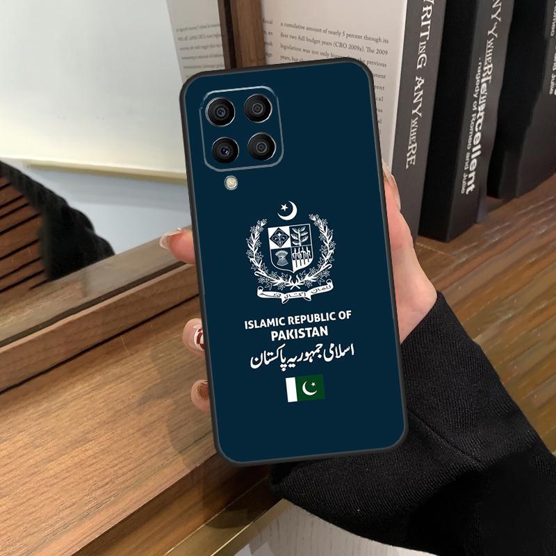 Pakistan Passport Flag Case For Samsung Galaxy M56 M16 M36 M33 M53 M13 M12 M32 M52 M20 M15 M55 M31 M14 M35 M34 M54
