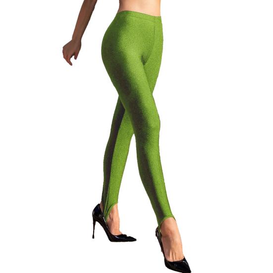 

Женские леггинсы эластичные с высокой талией, блестящим дизайном, длинные брюки облегающего кроя, с эффектом подтяжки бедер, брюки для йоги, эластичные облегающие брюки S