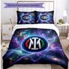 Set Biancheria da Letto 3 Pezzi con Stampa Pattern Borussia Dortmund Morbido Delicato sulla Pelle Lavabile Copripiumino e Federe Set Stagione Unica Camera da Letto