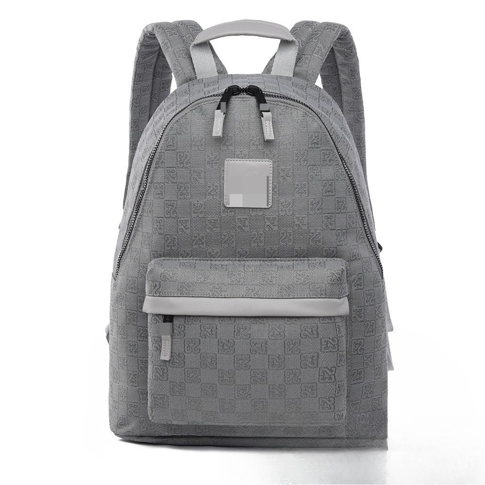 Schachbrettmuster Bedruckter Buchstaben-Rucksack Mittelschule Schultasche Große Kapazität Reisetasche Trendiger Sportrucksack für Herren und Damen.